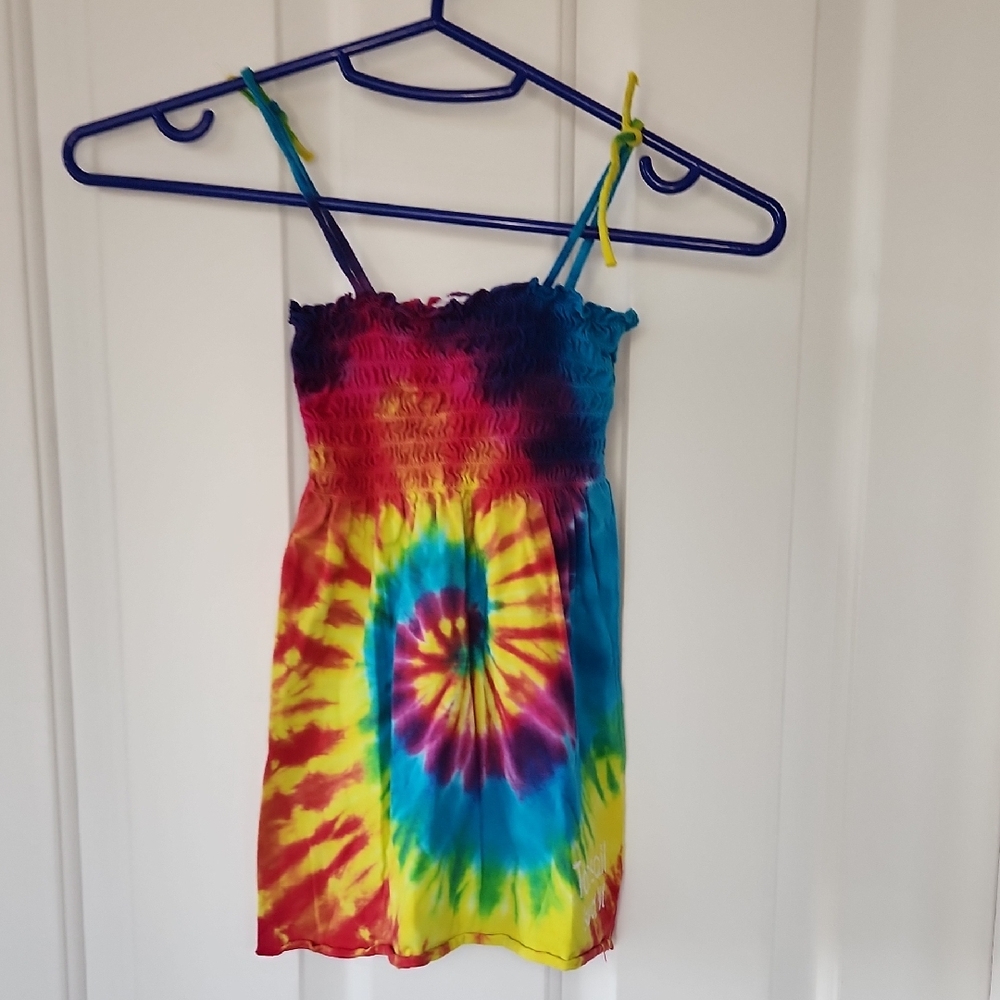 Vibrant Tie-Dye Kids Dress